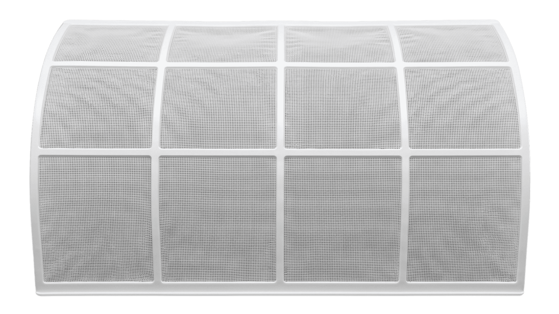 Spotless heat pump filter after cleaning