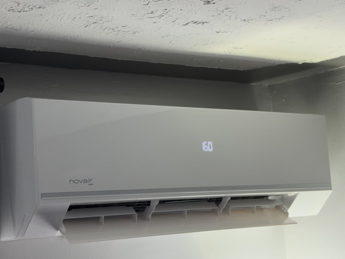 Clean ductless mini-split indoor head installed in a Halifax home